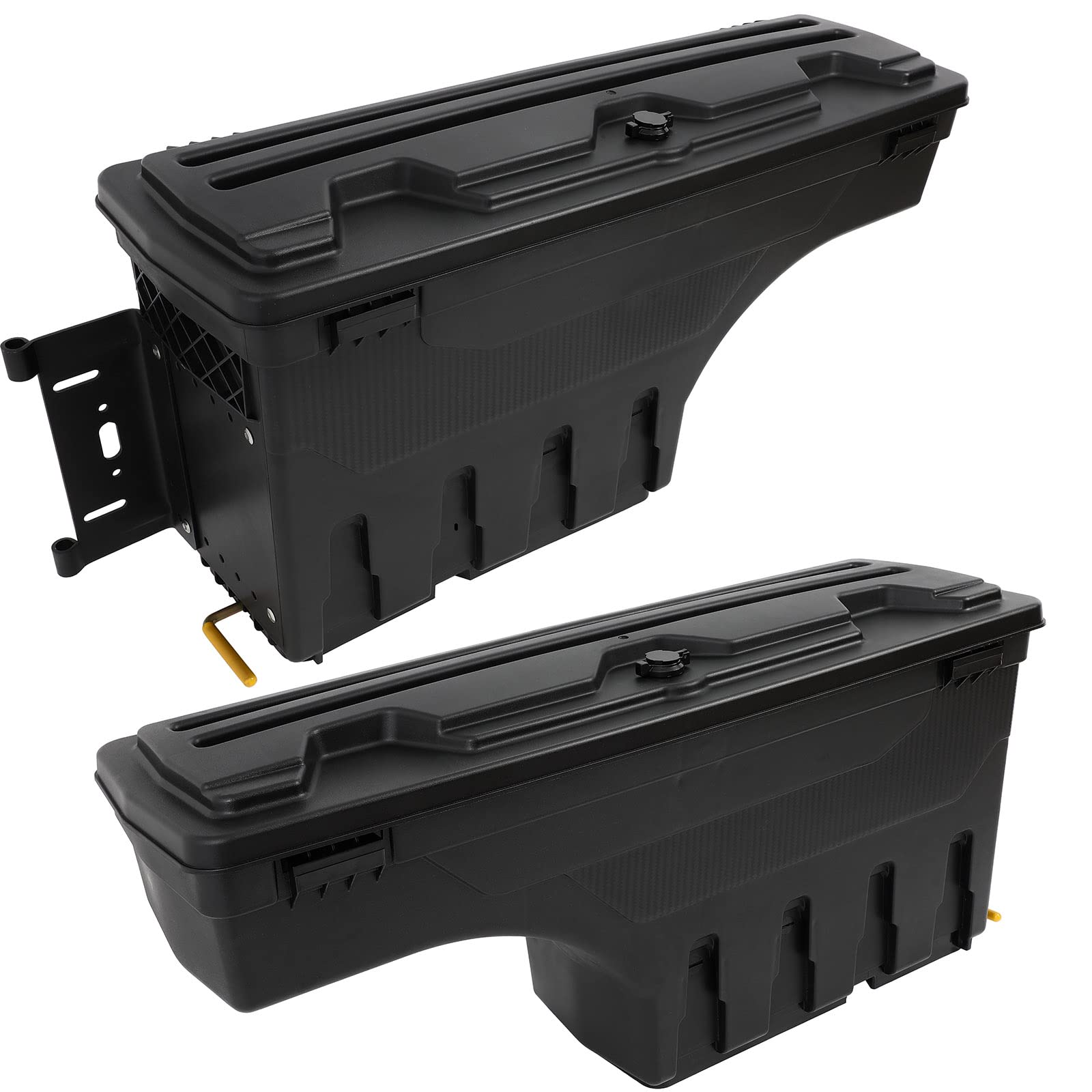 ROADFAR Truck Bed Storage Box Replacement For For Ford F-250 F-350 Super Duty 2017-2022, For Ford F-450 Super Duty 2017-2022 Loc