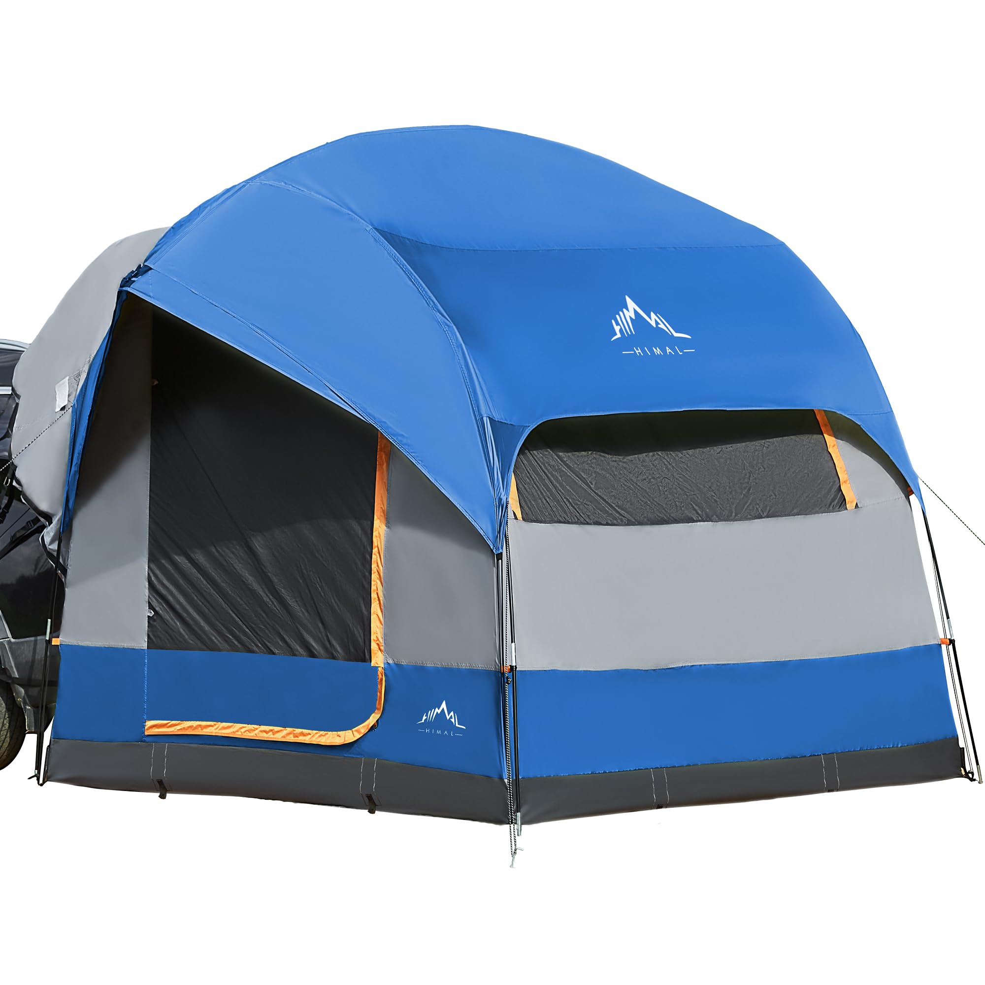GoHimal SUV Tent for Camping, Waterproof PU3000mm Spacious Double Layer Design for 5-8 Person, Includes Rainfly and Storage Bag,