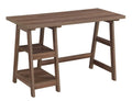 Convenience Concepts Designs2Go Trestle Desk with Shelves, 47, Cappuccino