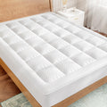 OLANLY Full Quilted Fitted Mattress Pad - Cooling Soft Mattress Topper - Elastic Fitted Mattress Protector - Machine Washable Ma