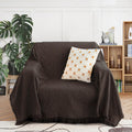 MEETSKY Sofa Covers Small Couch Cover Couch Slipcovers for Reclining Loveseat/Chair/Futon Washable Sofa Protector Decorative Mod