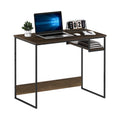 FURINNO Moretti Lifestyle Study Desk, 35 Inches, Columbia Walnut