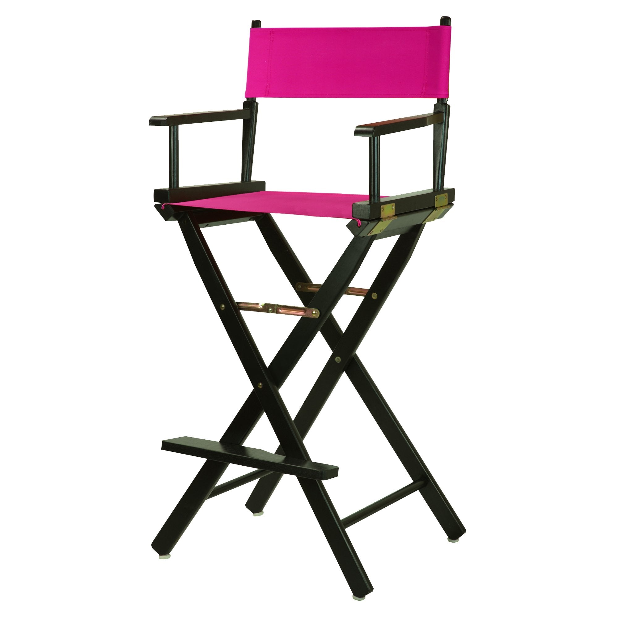 Casual Home 230-02/021-30 Director Chair 30 - Bar Height BlackFrame/Magenta Canvas
