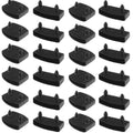 XIAONAN 24Pcs 55mm x 9mm Plastic Bed Slat Cover Replacement Holder Caps for Holding Securing Wooden Slats Bed Base (12pcs End Ca