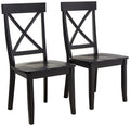 Homestyles Blair Black Dining Chairs, Set of 2