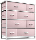 Sorbus Dresser with 8 Drawers - Furniture Storage Chest for Kids, Teens, Bedroom, Nursery, Playroom, Clothes, Toys - Steel Frame
