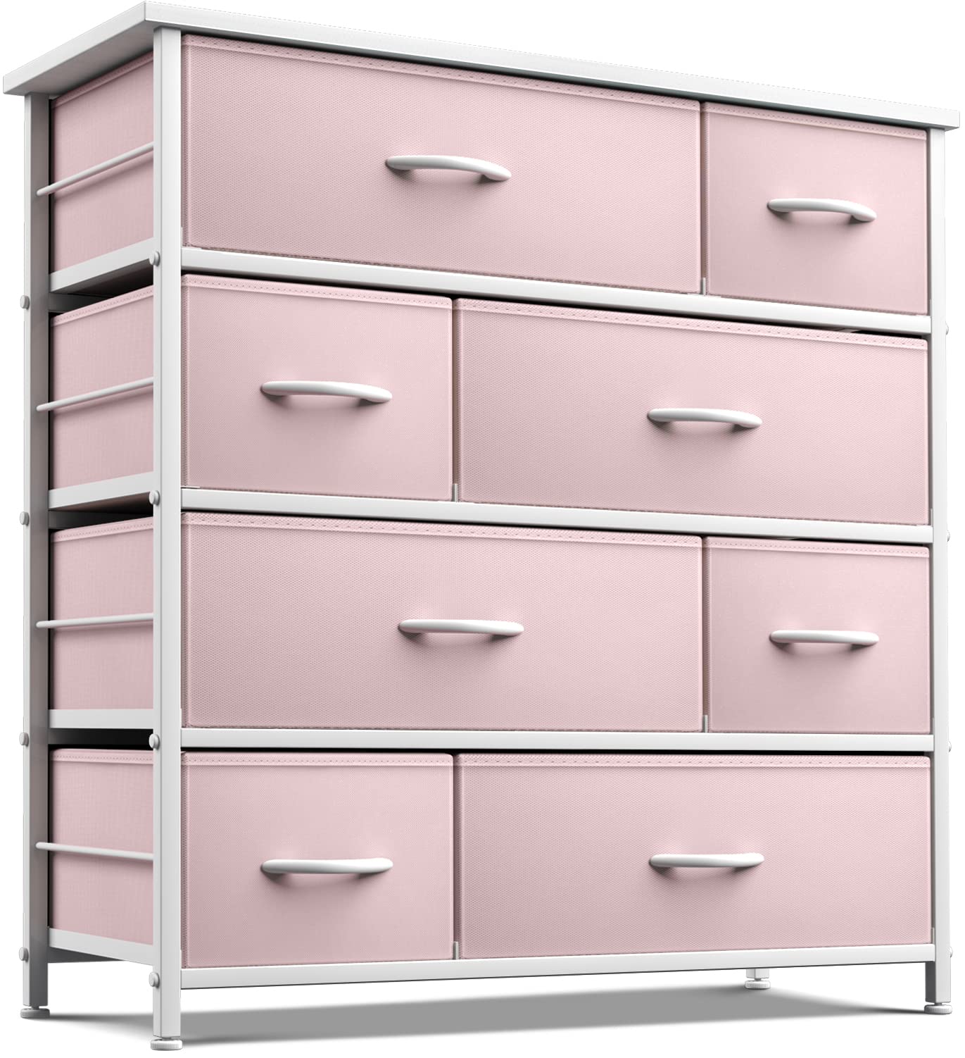 Sorbus Dresser with 8 Drawers - Furniture Storage Chest for Kids, Teens, Bedroom, Nursery, Playroom, Clothes, Toys - Steel Frame