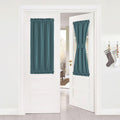NICETOWN Door Blackout Curtain - Room Darkening Thermal Insulated Small Half Door Window Treatment Curtain Panel for Front Door/
