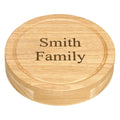 Round Swiveling Cheeseboard with Four Metal Utensils