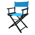 Casual Home 200-02/021-27 Director Chair 18 - Classic Height BlackFrame/Turquoise Canvas