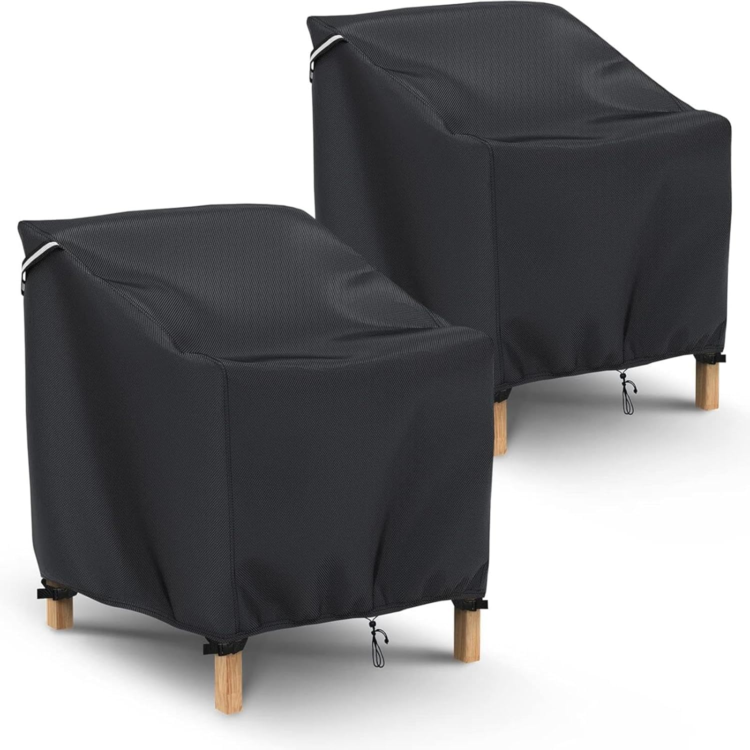 Gasadar Patio Chair Cover - 2 Pack, Patio Furniture Covers Waterproof, Heavy Duty Outdoor Chair Covers, Lawn Outdoor Furniture C