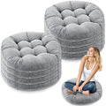 Jerify 12 Pcs Round Floor Pillows Cushions 22 x 22 Inch Large Flexible Seating Cushion Classroom Furniture Floor Pillow for Kids
