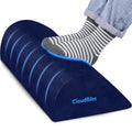 CloudBliss Foot Rest for Under Desk at Work,Office Desk Accessories with Soft Foam and Washable Removable Cover, Foot Stool for 