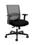 HON Convergence Ergonomic Office Chair with Mesh Seat - Home Desk Chairs with Adjustable Arms, Lumbar Support, Rolling Swivel Wh