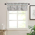Double Love Farmhouse Valance Curtain, Rod Pocket, Polyester Blend, 1 Panel 54x18, Farmdol4183, Kitchen/Living Room/Bedroom/Bath