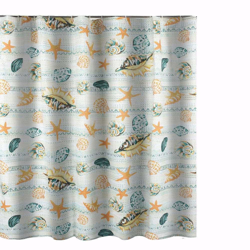 Greenland Home Kona Coastal Paradise Shower Curtain, 72x72-inch, Ocean