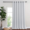 NICETOWN Patio Door Curtain 132 inches Long, Grommet Room Divider Curtain Panel Thermal Insulated Room Darkening for Bedroom/Liv