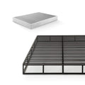 ZINUS Quick Lock Metal Smart Box Spring, 7.5 Inch Mattress Foundation, Strong Metal Structure, Easy Assembly, Queen, White, Hass