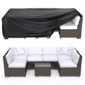 BROSYDA Patio Furniture Covers, Heavy Duty Outdoor Furniture Cover Waterproof, Sectional Sofa Set Covers Table and Chair Set Cov