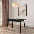 Plank+Beam 48 Inch Mid Century Modern Dining Table, Solid Wood Kitchen & Dining Room Table for 4, Minimalist Table for Dining Ro