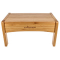 Growing Up Green Bamboo Bathroom Step Stool for Kids Using The Toilet and Sink - Kids Step Stool, Potty Training, Non-Slip, Bath