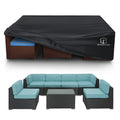STARTWO Patio Furniture Covers Waterproof, Anti-UV 7-12 Seats Outdoor Furniture Set Cover for Sectional Sofa, Table Chairs, 126x