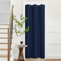 NICETOWN Blackout Curtains for Doorway, Thermal Insulated Light Blocking and Noise Reducing Grommet Curtains for Bedroom and Liv