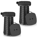 aboutool 2 Pack Collapsible Stool - Portable Folding Stool for Adults, Lightweight Yet Sturdy 400lbs Capacity for Camping Fishin