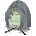 Funshot Patio Egg Chair Cover Waterproof, Double Egg Chair Cover, Extra Large Hanging Swing Chair Covers for Outdoor Furniture, 