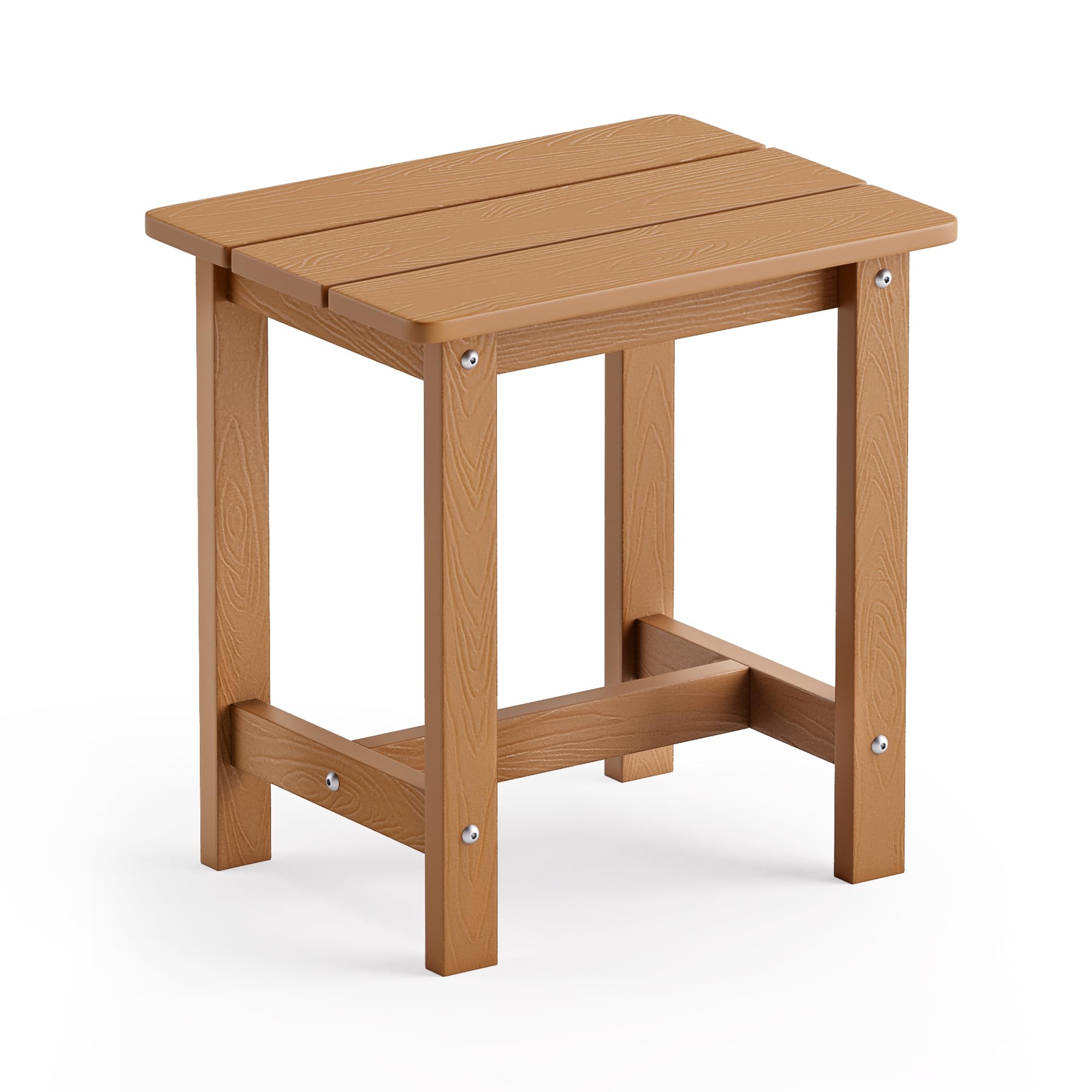 LUE BONA Outdoor Side Table, HDPS Small Adirondack End Table for Patio, Porch, Deck, Weather Resistant, Easy Maintenance, Indoor