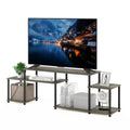 Furinno Turn-N-Tube Handel Stand for TV up to 55 Inch, French Oak