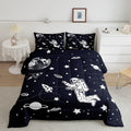 Feelyou Solar System Comforter Set Twin Size Outer Space Comforter for Kids Teens Adults Universe Planets Bedding Set Cute Astro