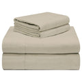 Celeste Home 190 GSM Queen, Storm Grey Sheet Set- Warm & Cozy - 100% Cotton Flannel Pre-Shrunk - Extra Soft - Deep Pockets - Eas