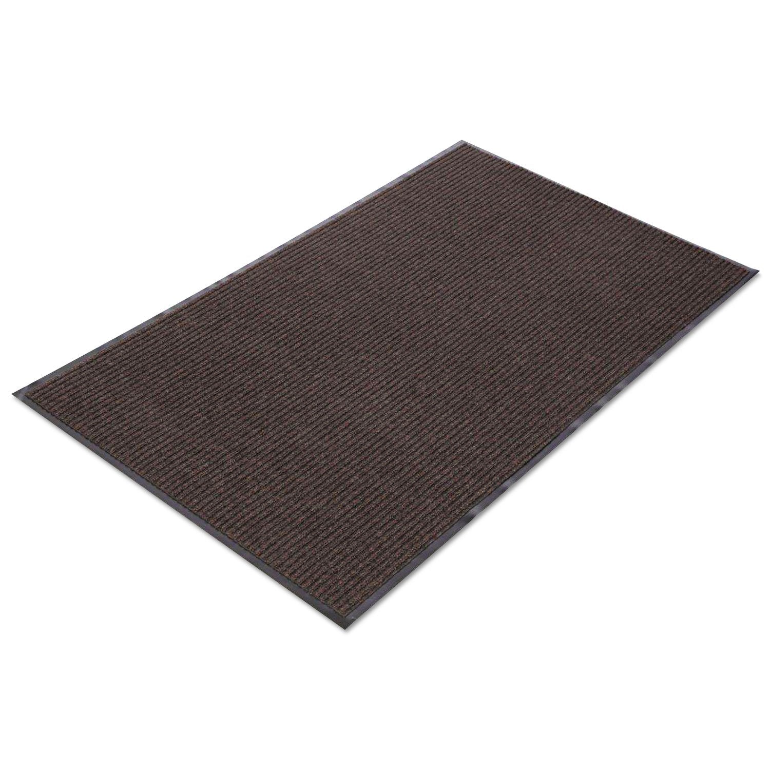 Crown Matting NR0310BR Needle-Rib, Beveled Edge and Vinyl Backing, Wear Resistant, Light to Medium Traffic Use, 36 X 120, 3 X 1