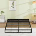 EMODA 7 Inch California King Bed Frames Heavy Duty Metal Cal King Platform with Steel Slats Support, No Box Spring Needed, Noise