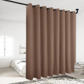 NICETOWN Patio Glass Door Panel - (120 inches Wide x 84 inches Long, Cappuccino, Sold as 1 Panel) Blackout Curtain for Bedroom/L