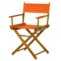 Casual Home 18 Directors Chair Honey Oak Frame with Tangerine Canvas