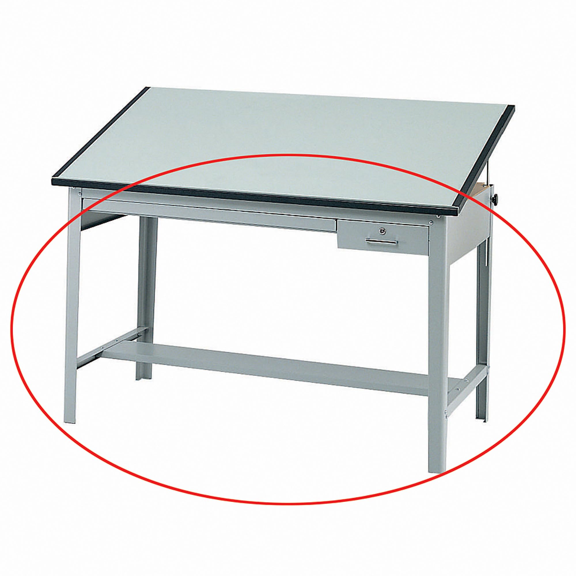Safco Products 3962GR Precision Drafting Table Base for Use with 3952, 3953 Table Top, Sold Separately, Gray