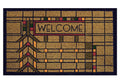 Frank Lloyd Wright Colored Darwin D. Martin House Welcome Doormat