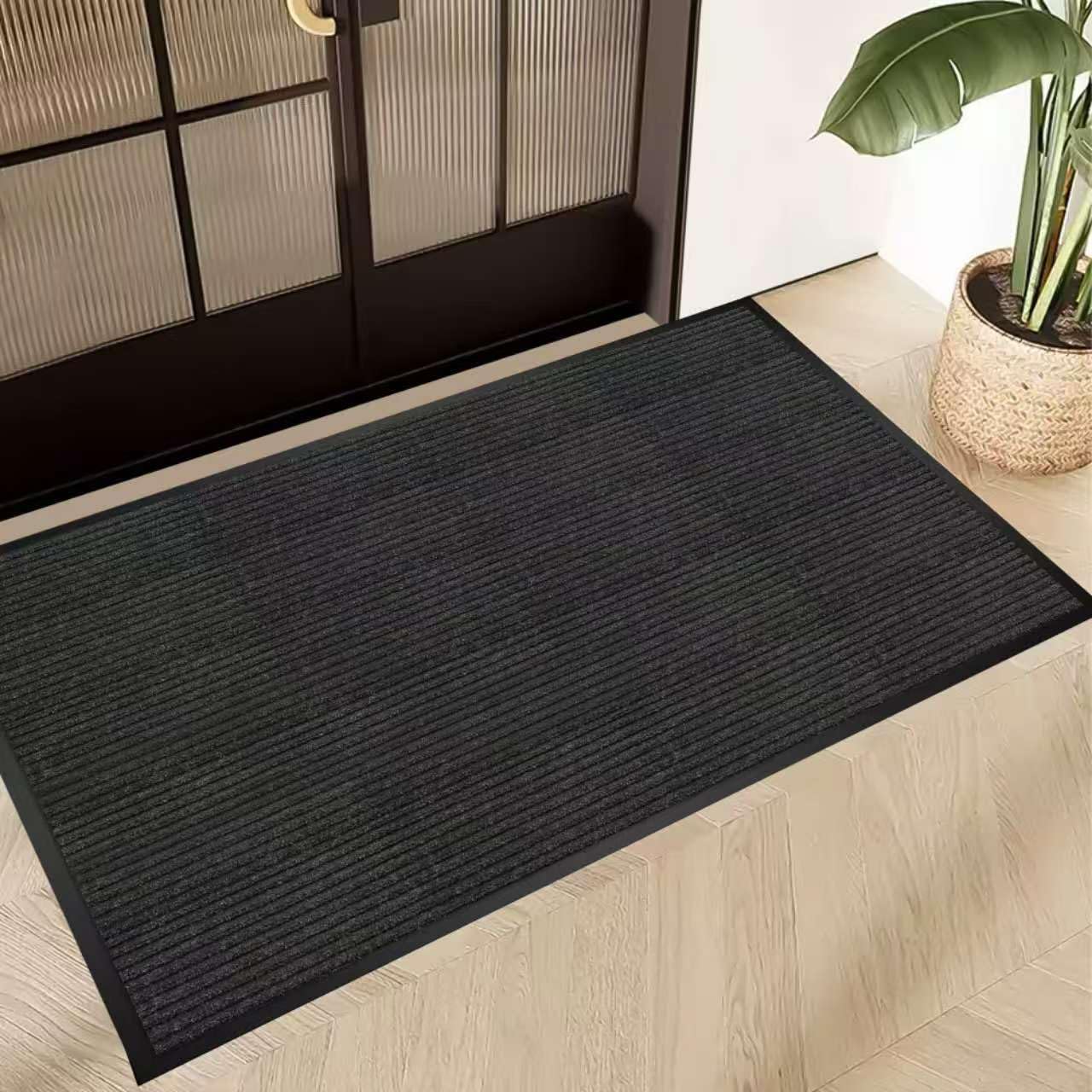 Front Door Mat Indoor Outdoor Entrance 118 x 36 Heavy Duty Non-Slip Welcome Mats Easy Clean Patio Porch Entryway Mat,Waterproof 