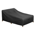 iBirdie Outdoor Double Wide Chaise Lounge Cover 82L x 57W x 32H inch Waterproof Patio Furniture Covers Lawn Pool Chair Cover 1 P
