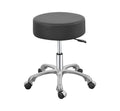 Lilfurni Swivel Rolling Stool Round Chair,Thick Sturdy Padding,Adjustable Stool with Wheels for Doctor,Medical,Massage Salon,Off