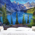 BJYHIYH Mountain Tree Tapestry Wall Hanging Forest Tapestry Extra Large Nature Tapestries for Bedroom Living Room Dorm Decor(90.