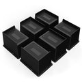 MYMULIKE Bed Risers 5 Inch Heavy Duty, Oversized Furnitures Risers 5 inch Support 6000 lbs, Bed Table Rising Blocks, Fits for Co