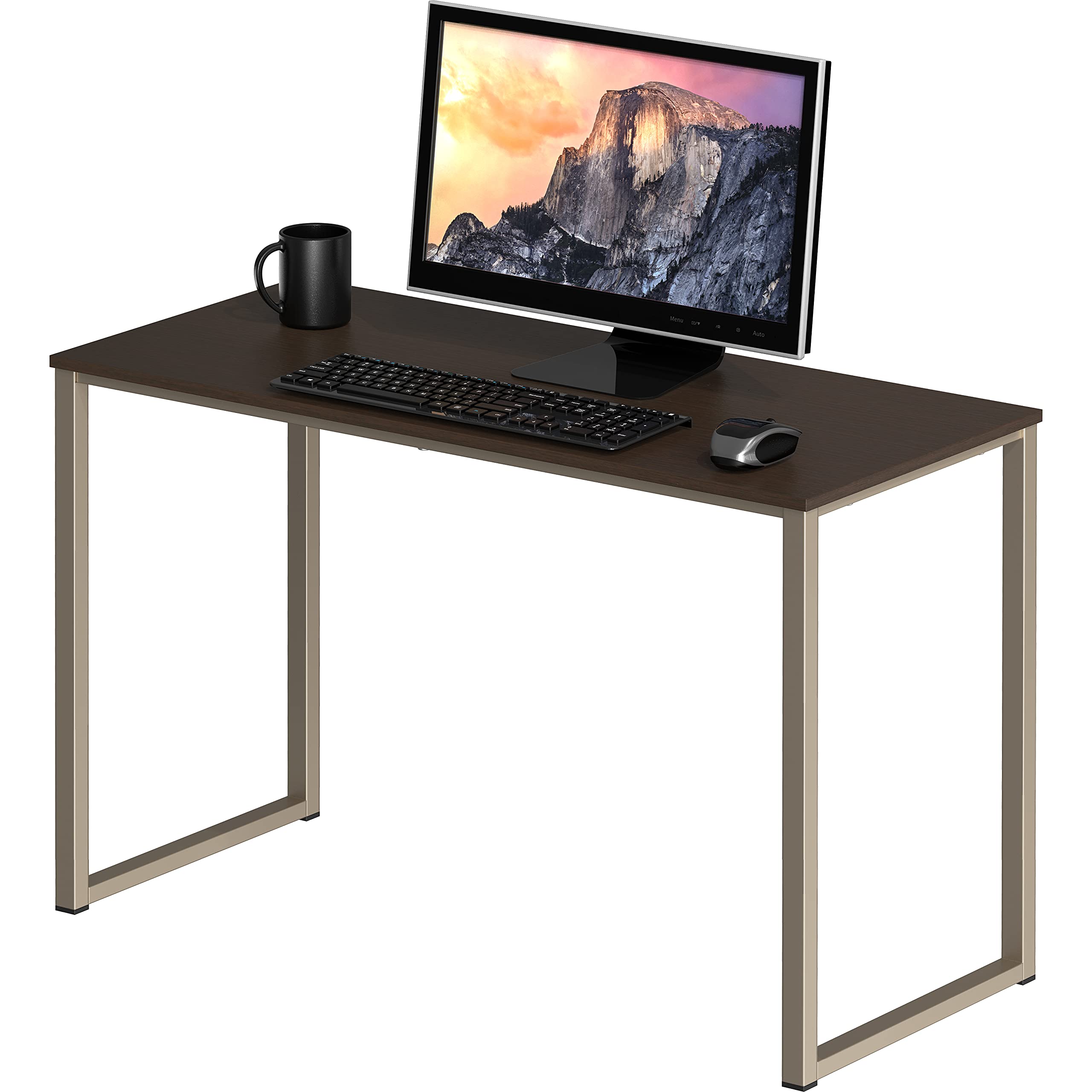 SHW Mission 32-Inch Home Office Computer Desk, Espresso