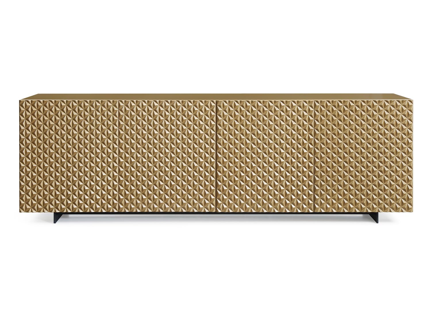 Whiteline Modern Living Gold, Harper Buffet Large 94, High Gloss Design on Doors (SB1643L-GLD)