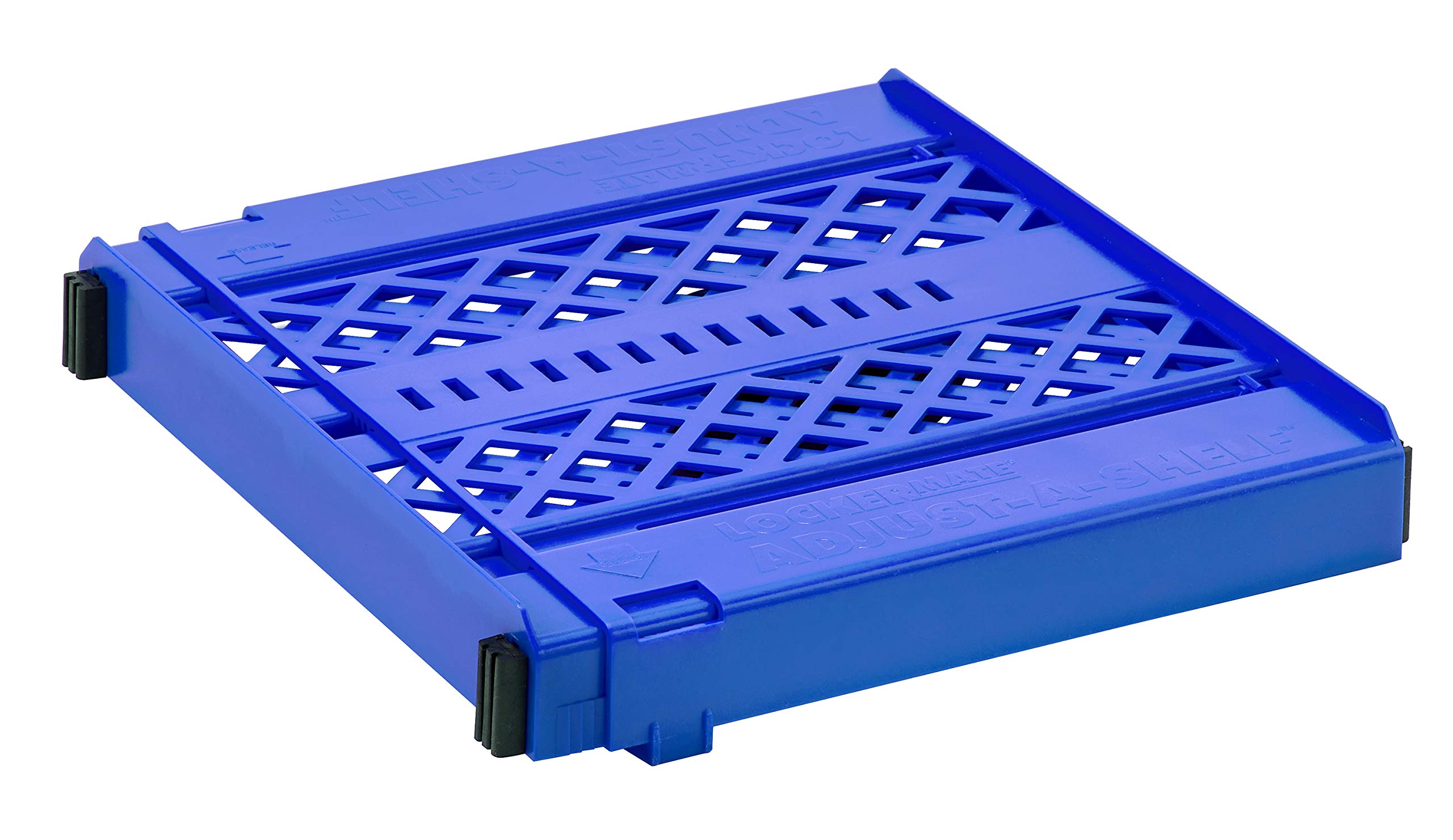 Its Academic LockerMate Adjust-A-Shelf Locker Shelf, Easy to Use, Extends to Fit Your Locker, Blue