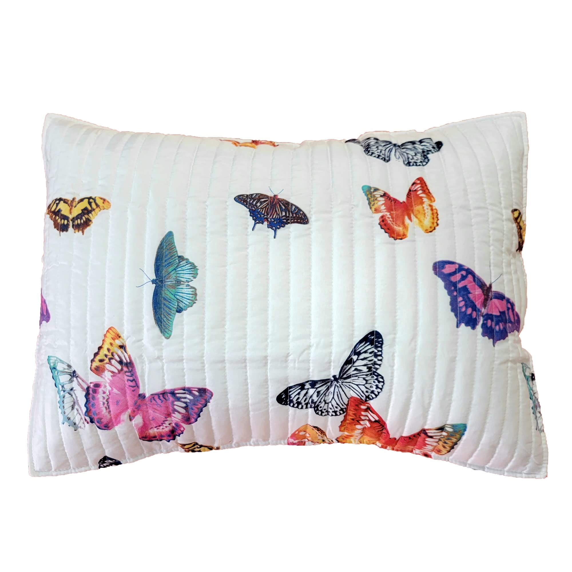 Greenland Home Fashions Mariposa Pillow Sham, Standard
