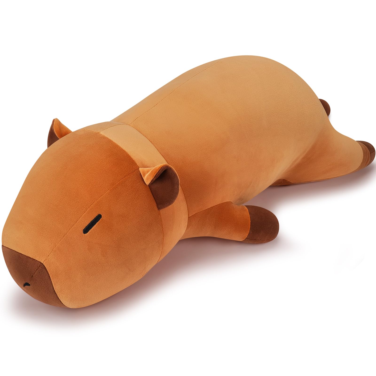 Auspicious beginning 19   Large Capybara Plush Stuffed Animal- Cute Capybara Plush Pillow Plushies, Big Sleeping Hugging Stuff