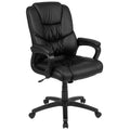 Flash Furniture Fundamentals Big & Tall Swivel LeatherSoft Office and Gaming Chair, Ergonomic Office Chair with Padded Armrests 